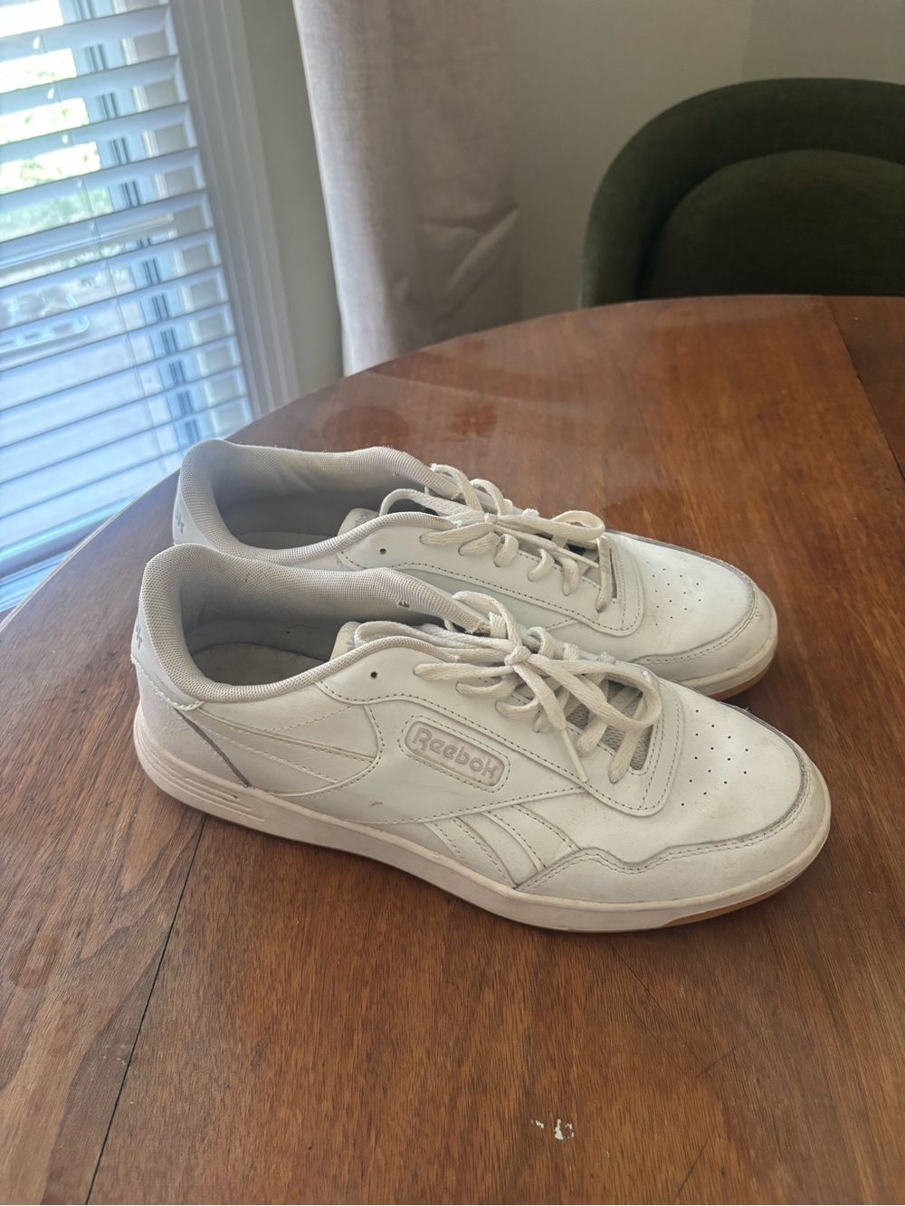 Reebok Classic Women's White Leather Sneakers